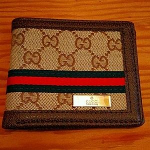 Gucci Red and Green Wallet